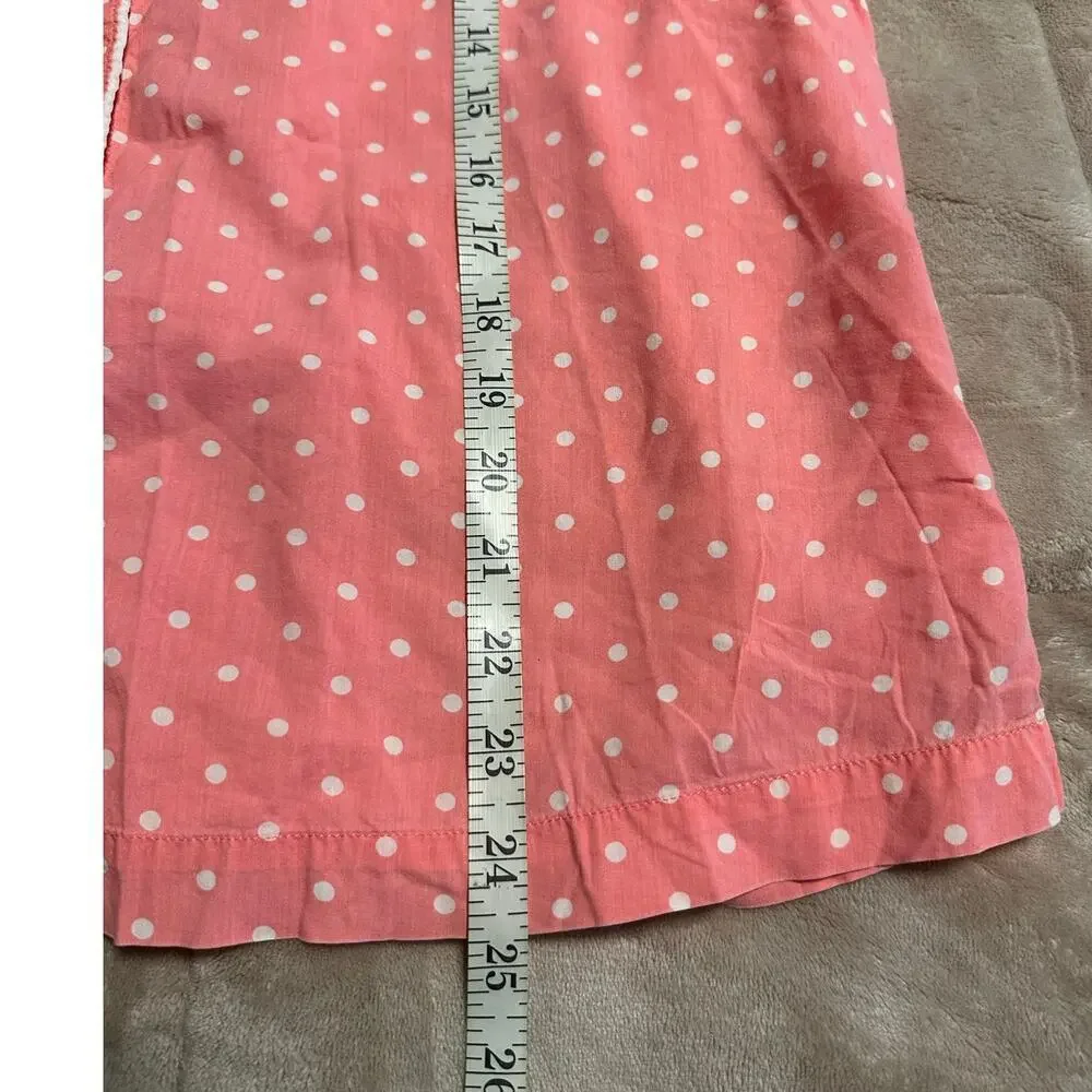 Victoria's Secret Pink Polka Dot Cotton Pajamas Size Large Pants Lightweight - Picture 8 of 8